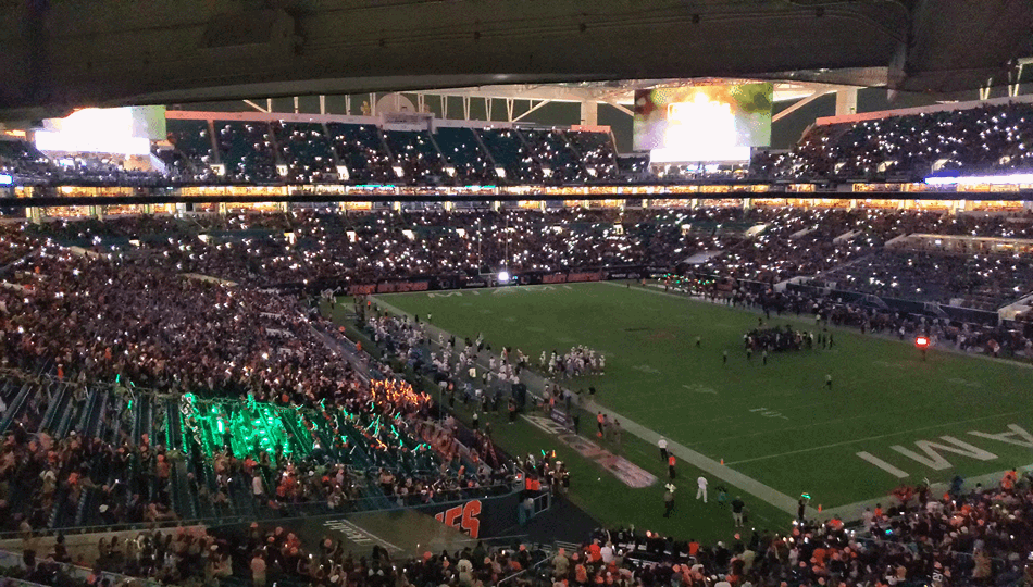 Video of Hard Rock Stadium.
