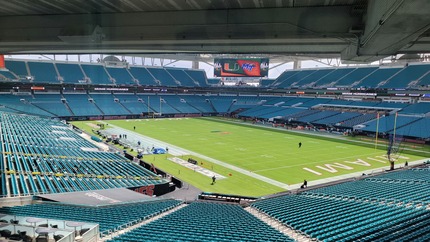 Photo of Hard Rock Stadium.